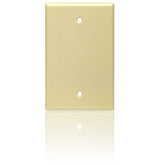 Leviton PJ13 1-Gang Blank Box Mount Midway Size Nylon Wallplate